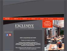 Tablet Screenshot of exclusiveinteriors.com.au