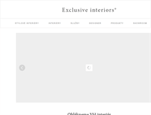Tablet Screenshot of exclusiveinteriors.cz